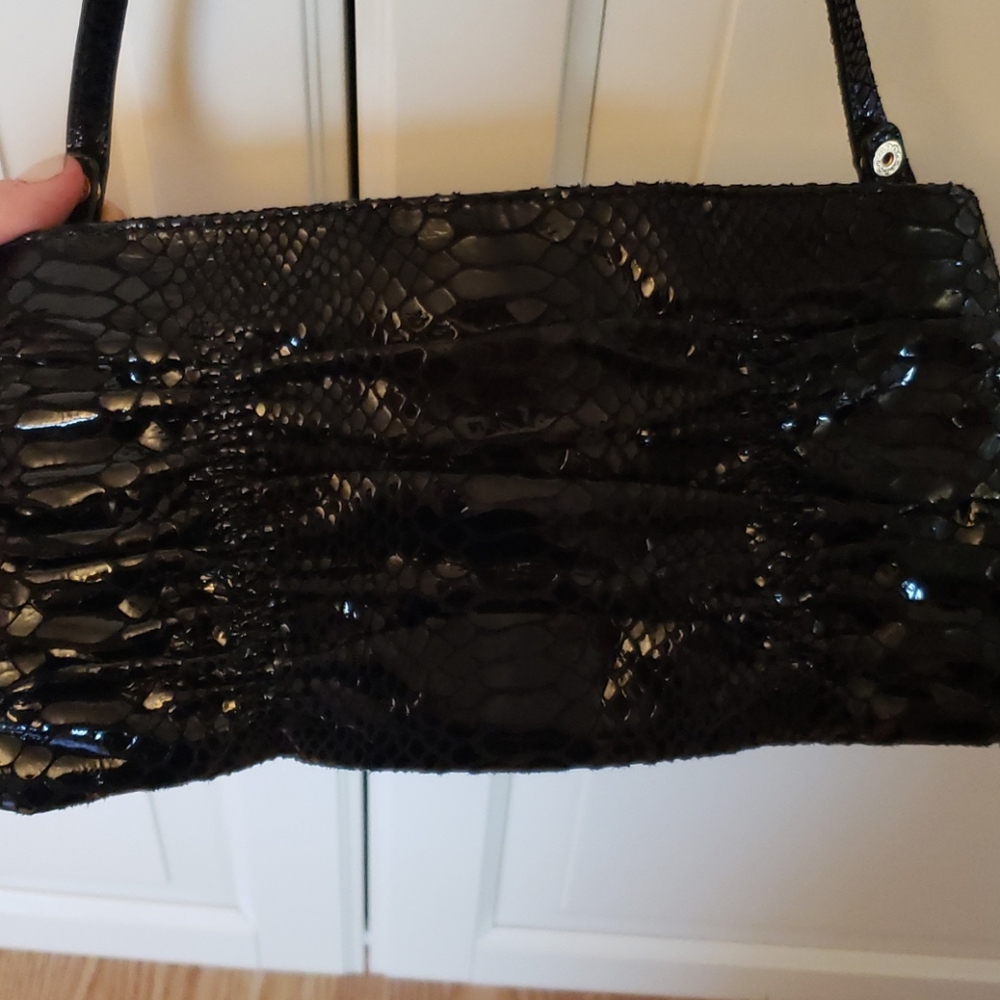 Beautiful Michael Kors Python Crossbody Clutch - image 7